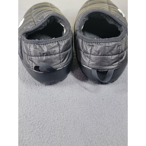 North Face ThermoBall Shoes Womens Size 10 Black Faux Fur Slippers Quilted Warm - Picture 6 of 10